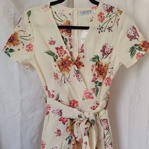 Floral Wrap style dress